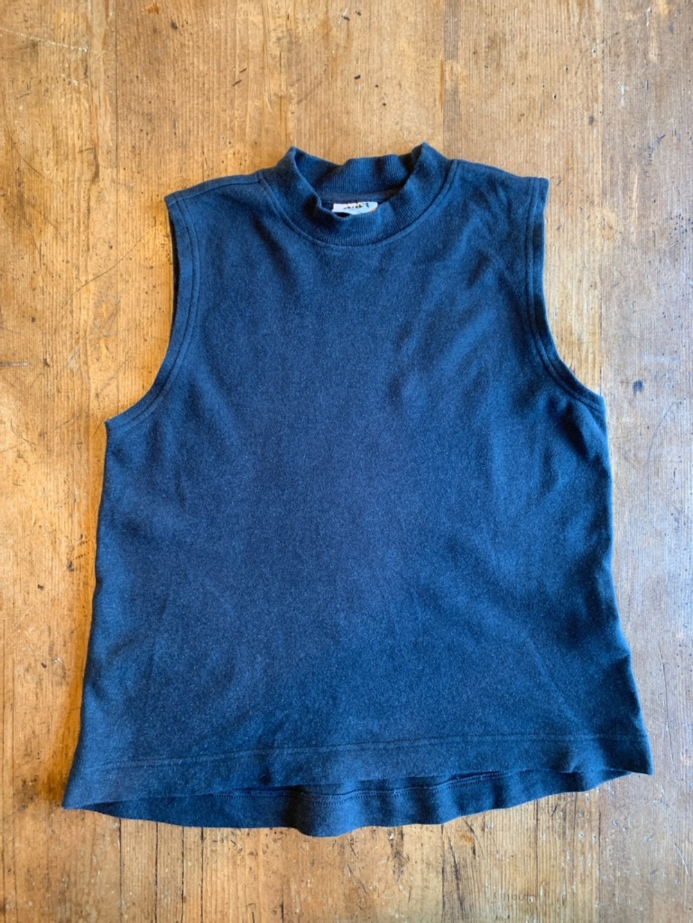 Organic Cotton Pact Sleeveless Mock Neck Top